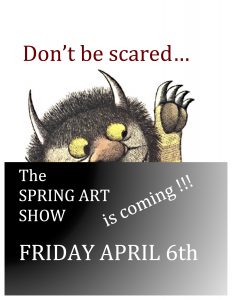 R1 Art Show sign 2018